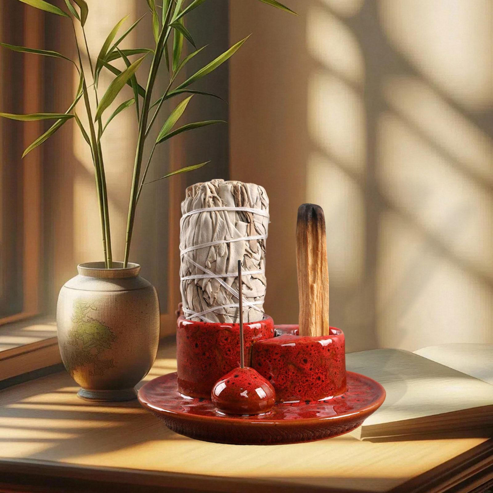 Принесите палочку с курильницей для украшения гостиной красный